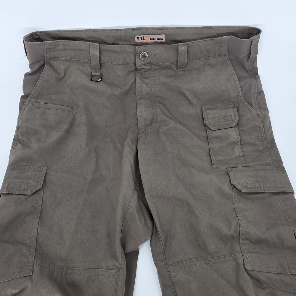 5.11 Tactical ABR Cargo Pants Mens 38x30 Olive Green Work Tactical Outdoor - Picture 3 of 11